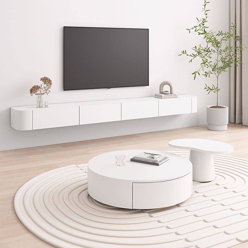 Console de stand de stockage de stockage de stand de télévision moderne avec tiroirs