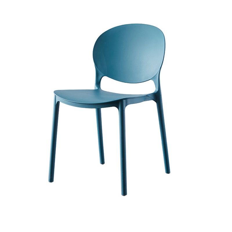 Plastic Contemporary Dining Room Chairs Matte Finish Open Back Dining Side Chairs Clearhalo ' kitchen&dining_furn' 'Dining Chairs' 'Dining Tables & Seating' 'dining_chair' 'furn' 'furn_dining_chair' 'Furniture' 'furniture_dining_chair' 'Kitchen & Dining Furniture' 'kitchen' 1200x1200_7b5ef391-2d65-44fc-9954-ead1149455f8
