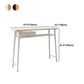Industrial Marble Pub Table with Rectangle Table Top Legs Table - 41.3" H Clearhalo 'Bar Furniture' 'Bar Tables' 'bar_tables' 'furn' 'furn_bar_tables' 'Furniture' 'furniture_bar_tables' 'Kitchen & Dining Furniture' 1200x1200_7b60ca82-46a0-4f18-a77c-6b5e1aa3fd15