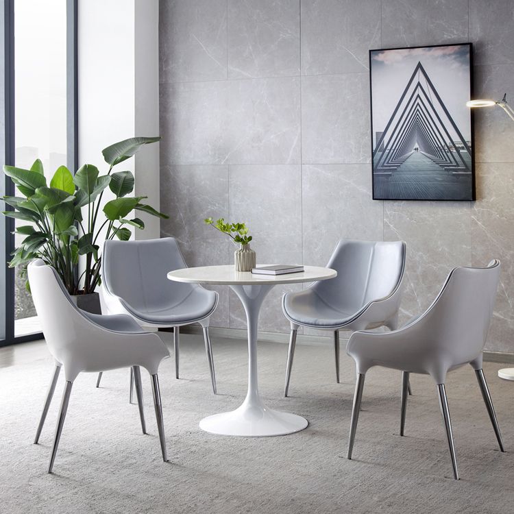 Contemporary Style Dining Chair Kitchen Arm Side Chairs with Metal Legs (Set of 2) Clearhalo ' kitchen&dining_furn' 'Dining Chairs' 'Dining Tables & Seating' 'dining_chair' 'furn' 'furn_dining_chair' 'Furniture' 'furniture_dining_chair' 'Kitchen & Dining Furniture' 'kitchen' 1200x1200_7b6242d9-0a8f-447c-99d7-ac028bb5937f
