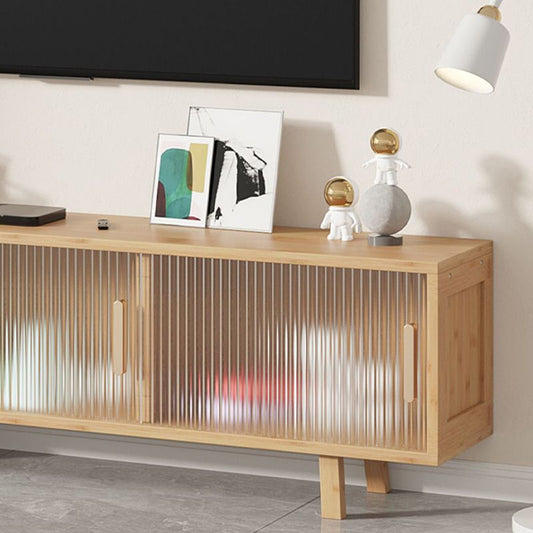 Enclosed Storage TV Media Stand Contemporary TV Console for Living Room Clearhalo 'furn' 'furn_tv_stands_entertainment_centers' 'Furniture' 'Living Room Furniture' 'TV Stands & Entertainment Centers' 'TV Stands & Media Storage Furniture' 'tv_stands_entertainment_centers' 1200x1200_7b625c9a-085e-4004-91d6-421f99e2741d