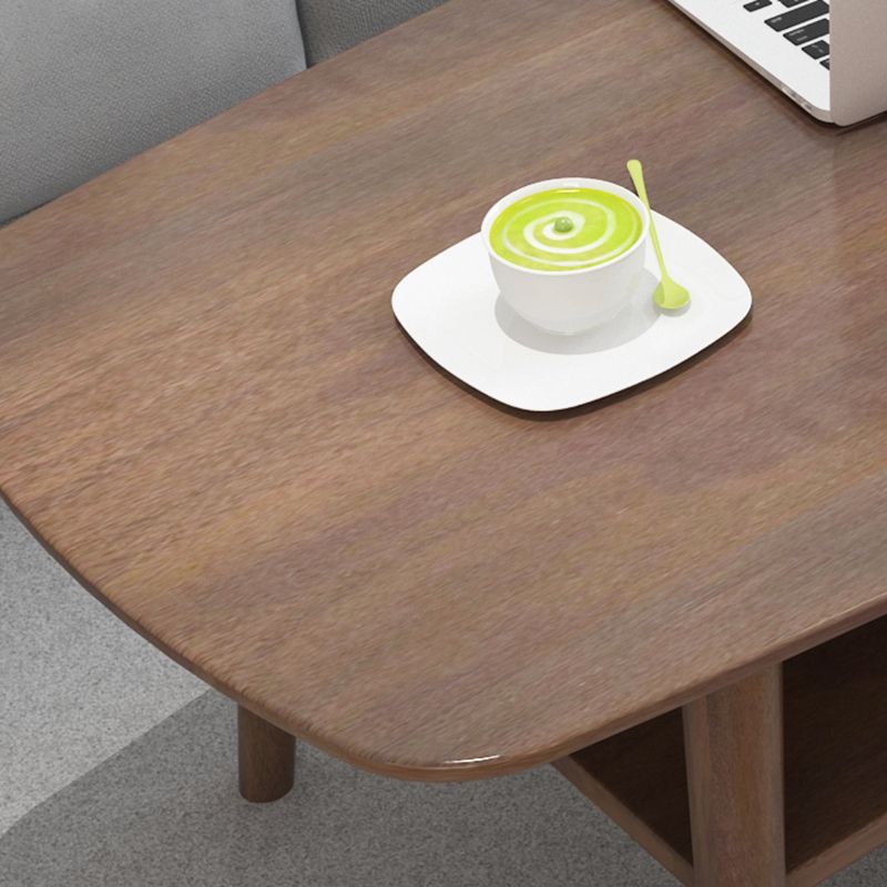 Modern 4 Legs Rectangular Coffee Table with Storage Cocktail Table Clearhalo 'Coffee & Accent Tables' 'Coffee Tables' 'coffee_tables' 'furn' 'furn_coffee_tables' 'Furniture' 'furniture_coffee_tables' 'Living Room Furniture' 1200x1200_7b62e357-f4a3-4a14-a766-be259567612b