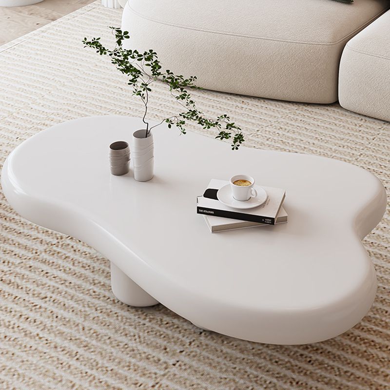 Contemporary Corner Table Wood White 4 Legs Accent Side Table Clearhalo 'Coffee & Accent Tables' 'End & Side Tables' 'end_side_tables' 'furn' 'furn_end_side_tables' 'Furniture' 'Living Room Furniture' 1200x1200_7b64955f-4bdb-49b6-9c25-5bf95c1b5dfa