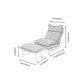 Chaise convertible en lin 23,62 "L x 31,69" W x 31,49 "H CAISE ALIGABLE pour le salon