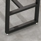 Stone Rectangle Bar Table Contemporary Bar Table with Black Base Clearhalo 'Bar Furniture' 'Bar Tables' 'bar_tables' 'furn' 'furn_bar_tables' 'Furniture' 'furniture_bar_tables' 'Kitchen & Dining Furniture' 1200x1200_7b6686f7-6bc5-44d0-b911-518659591c12