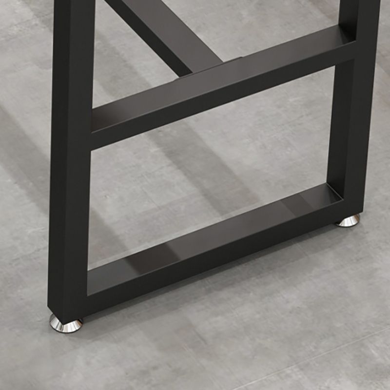 Stone Rectangle Bar Table Contemporary Bar Table with Black Base Clearhalo 'Bar Furniture' 'Bar Tables' 'bar_tables' 'furn' 'furn_bar_tables' 'Furniture' 'furniture_bar_tables' 'Kitchen & Dining Furniture' 1200x1200_7b6686f7-6bc5-44d0-b911-518659591c12