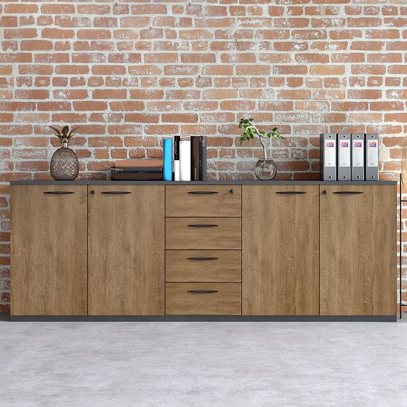 Mobile moderno medievale mobile in legno a chiave mobile di bloccaggio in marrone