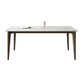 Modern 1/4/5/7 Pieces Furniture Stone Rectangle Dining Table Set in White Clearhalo 'Dining Room Sets' 'Dining Tables & Seating' 'dining_room_set' 'furn' 'furn_dining_room_set' 'Furniture' 'Kitchen & Dining Furniture' 1200x1200_7b6eaf3e-c5e3-48b7-9f0e-40d1cda341ec