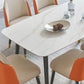 Rectangle 4 Legs Luxury Table White Tone Fixed Table of Sintered Stone Clearhalo ' dining_table' 'Dining Tables & Seating' 'Dining Tables' 'furn' 'furn_dining_table' 'Furniture' 'furniture_dining_table' 'Kitchen & Dining Furniture' 'kitchen&dining_furn' 'kitchen' 'kitchen_dining_table' 1200x1200_7b6ffeca-589c-4f61-8d75-759ac332b836