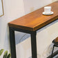 Industrial Style 1/2/3/5 Pieces Bar Table Set Rectangle Bar Table with High Wood Stools Clearhalo 'Bar Furniture' 'furn' 'furn_home_bar_bar_sets' 'Furniture' 'Home Bars & Bar Sets' 'home_bar_bar_sets' 'Kitchen & Dining Furniture' 1200x1200_7b7222c3-299e-4a44-a4cb-ab5aace906ca