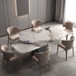Set tavolo da pranzo moderno per la casa Set tavolo da pranzo in pietra sinterizzata da 1/4/5/7 pezzi