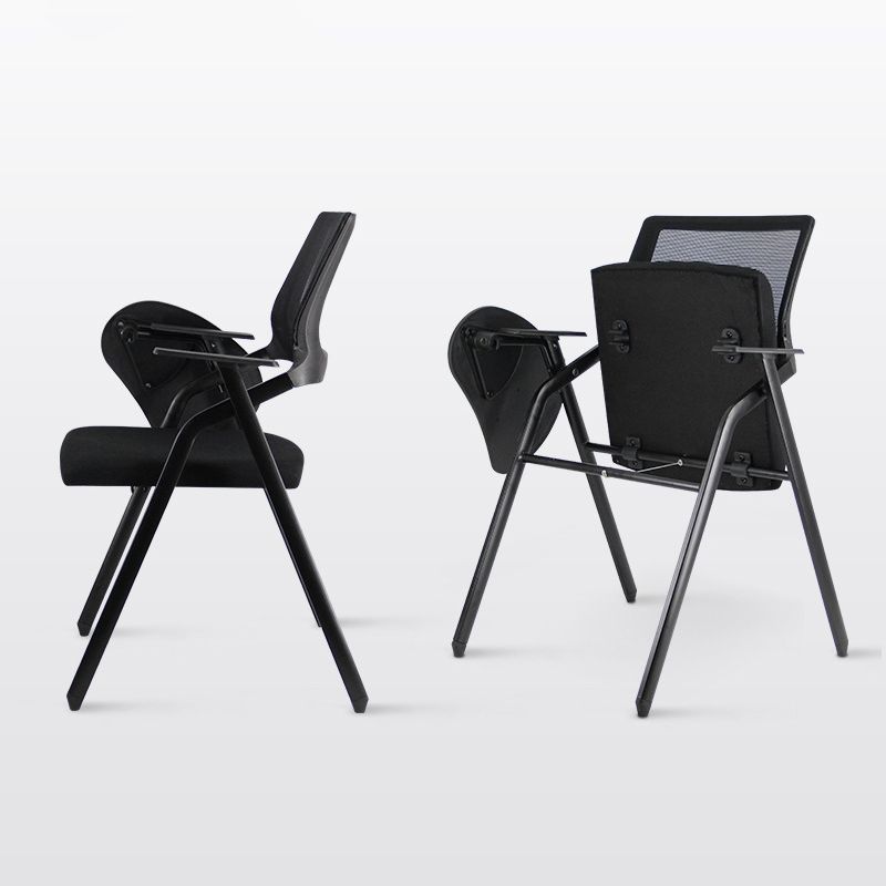 Contemporary Breathable AirGrid Office Chair Microfiber Black Conference Mid-Back Chair Clearhalo 'furn' 'furn_office_chair' 'Furniture' 'Office Chairs' 'Office Furniture' 'office_chair' 1200x1200_7b77f9e4-6e0a-4dfd-9b48-421e6a0b7071