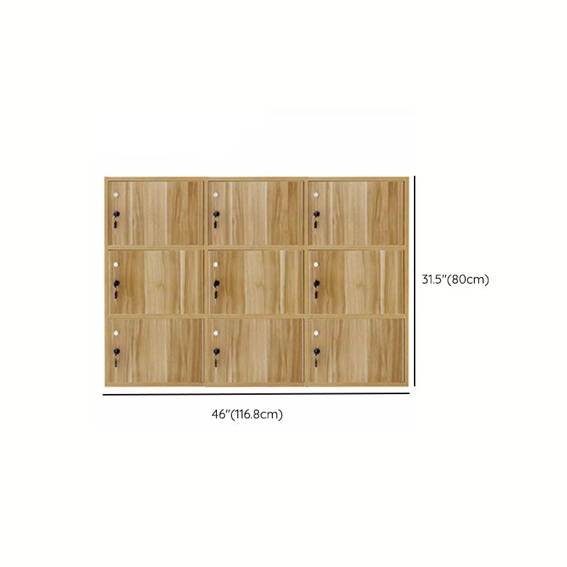 Matte afwerking niet-hangende kast moderne houten opbergkast met scharnierende deuren