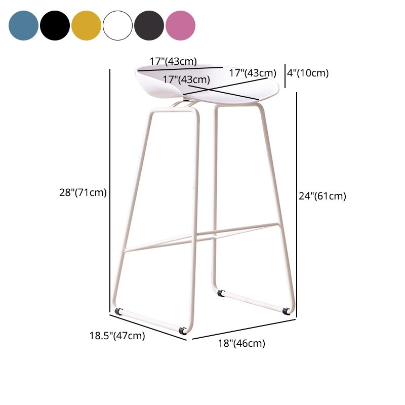 Scandinavian Style Bar-stool with Bucket Seat Counter Stool for Kitchen Bar Clearhalo 'Bar Furniture' 'Bar Stools' 'bar_stools' 'furn' 'furn_bar_stools' 'furniture_bar_stools' 'Kitchen & Dining Furniture' 'kitchen&dining_furn' 'kitchen' 'kitchen_furn' Furniture' 1200x1200_7b7b48d4-83f2-4399-9eb5-cc16ad38f4c8