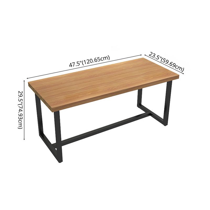 Industrial Wooden Dining¬†Room¬†Set with Rectangle Table Formal Dining Table Furniture Clearhalo 'Dining Room Sets' 'Dining Tables & Seating' 'dining_room_set' 'furn' 'furn_dining_room_set' 'Furniture' 'furniture_dining_room_set' 'Kitchen & Dining Furniture' 'kitchen&dining_furn' 'kitchen' 1200x1200_7b7b767f-cd5b-411d-b476-77d8349f15ac