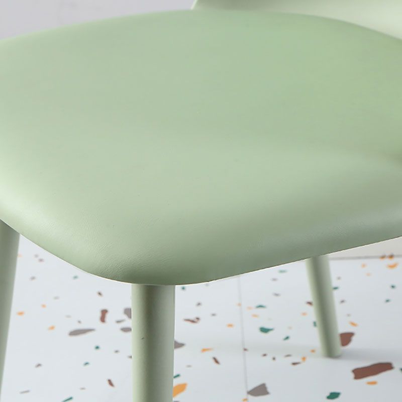 Scandinavian Armless Plastic Side Chair Solid Back Chair for Home Clearhalo ' kitchen&dining_furn' 'Dining Chairs' 'Dining Tables & Seating' 'dining_chair' 'furn' 'furn_dining_chair' 'Furniture' 'furniture_dining_chair' 'Kitchen & Dining Furniture' 'kitchen' 1200x1200_7b7d23e3-8bec-4e0a-9544-6cfa216dbe5a