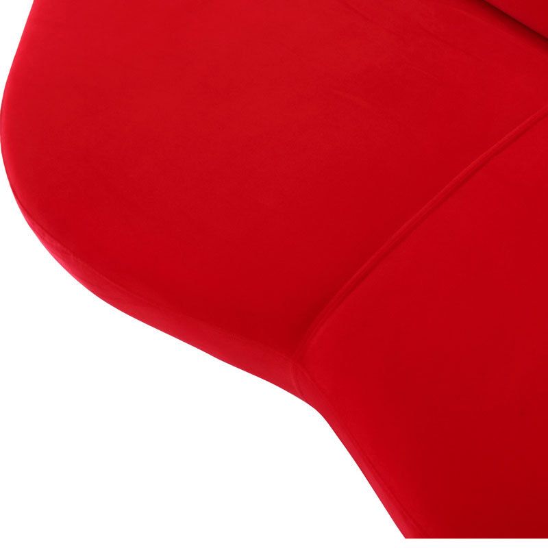 Soft de déclaration modernisme canapé stationnaire sur le thème des lèvres en rouge / or