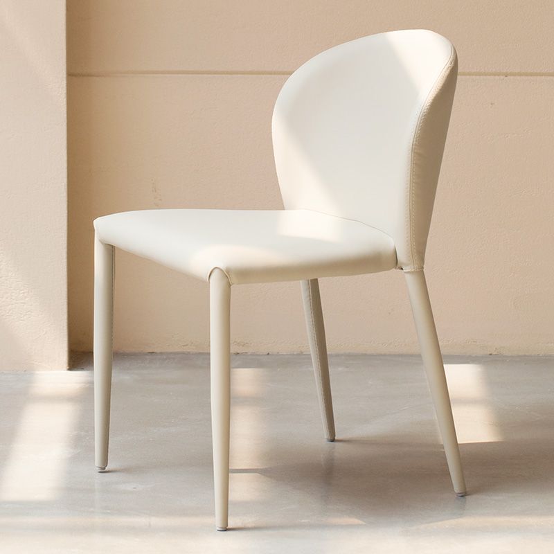 Saddle Leather Designer Style Side Chair Matte Finish Wingback Dining Chair (Set of 4) Clearhalo ' kitchen&dining_furn' 'Dining Chairs' 'Dining Tables & Seating' 'dining_chair' 'furn' 'furn_dining_chair' 'Furniture' 'furniture_dining_chair' 'Kitchen & Dining Furniture' 'kitchen' 1200x1200_7b7f8367-c190-4410-8c13-941a72ac6888