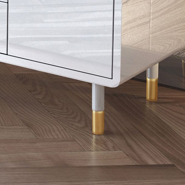 Moderno cuffia da pranzo in legno semplice credenza con cassetto per soggiorno senza specchio