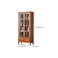 Minimalistic Rectangle Storage Cabinet Solid Wood Accent Cabinet