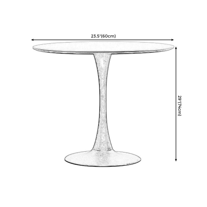 29.1"H Round Solid Color Slate Coffee Table 1 Single Modern Cocktail Table Clearhalo 'Coffee & Accent Tables' 'Coffee Tables' 'coffee_tables' 'furn' 'furn_coffee_tables' 'Furniture' 'furniture_coffee_tables' 'Living Room Furniture' 1200x1200_7b833aa1-9124-4112-b4fa-aa4435fdd6a6