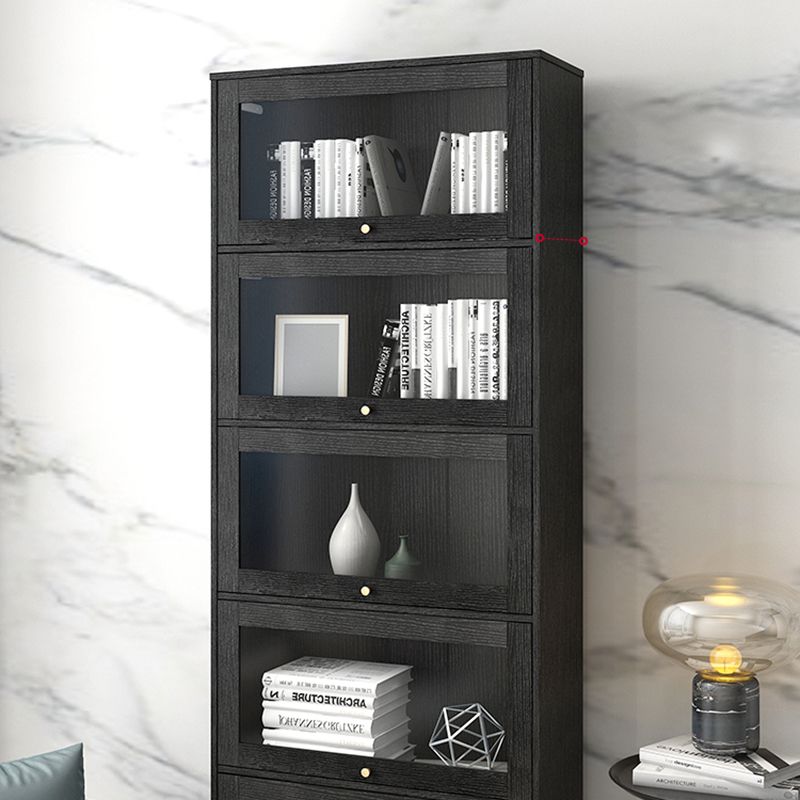 Libreria moderna in legno, libreria geometrica per qualsiasi stanza, 12 "W