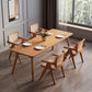 Modern 1/4/5/7 Pieces Dining Set Rectangle Pine Wood Dining Table for Dining Room Kitchen Clearhalo 'Dining Room Sets' 'Dining Tables & Seating' 'dining_room_set' 'furn' 'furn_dining_room_set' 'Furniture' 'Kitchen & Dining Furniture' 1200x1200_7b83bf69-15d1-437c-8c3c-232c2145a926