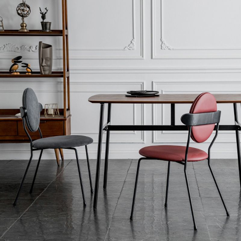 Minimalist Design Armless Open Back Chairs for Home Upholstered Side Chair Clearhalo 'Dining Chairs' 'Dining Tables & Seating' 'dining_chair' 'furn' 'furn_dining_chair' 'Furniture' 'furniture_dining_chair' 'Kitchen & Dining Furniture' 1200x1200_7b850684-af43-40f6-a646-3f2f6df1b149