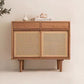 Sideboard contemporanea Porte Rattan Pinna armadio per soggiorno per soggiorno
