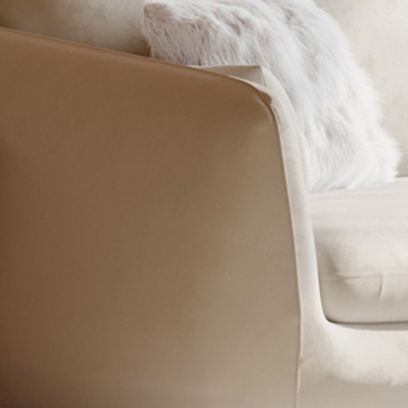 Loose Back Velvet Square Arm Contemporary Sofa with Slipcovered for Apartment Clearhalo 'furn' 'furn_sofas' 'Furniture' 'furniture_sofas' 'kitchen' 'kitchen_sofas' 'Living Room Furniture' 'Sofa' 'sofas' 1200x1200_7b895ed3-ef37-47e8-88e9-c7d4c4892c35