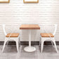 Solid Wood Industrial Style Dining Table Brown Top Table with White Frame for Dinning Room Clearhalo ' dining_table' 'Dining Tables & Seating' 'Dining Tables' 'furn' 'furn_dining_table' 'Furniture' 'furniture_dining_table' 'Kitchen & Dining Furniture' 'kitchen&dining_furn' 'kitchen' 'kitchen_dining_table' 1200x1200_7b89faf9-2eb7-4596-a84f-64d7118cf4f0