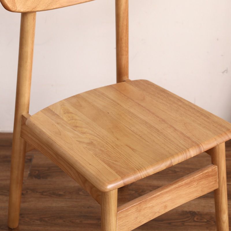 Contemporary Style Wood Dining Chair Stackable Ladder Back Arm Chair for Home Clearhalo ' kitchen&dining_furn' 'Dining Chairs' 'Dining Tables & Seating' 'dining_chair' 'furn' 'furn_dining_chair' 'Furniture' 'furniture_dining_chair' 'Kitchen & Dining Furniture' 'kitchen' 1200x1200_7b8c034f-3a93-4ff9-84a5-fb02f63ce4f6