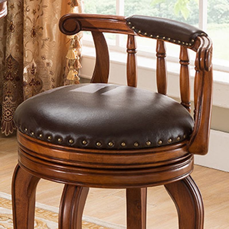 Juego de mesa de Pub moderno de madera maciza de 1/3 piezas, mesa de mostrador redonda para comedor