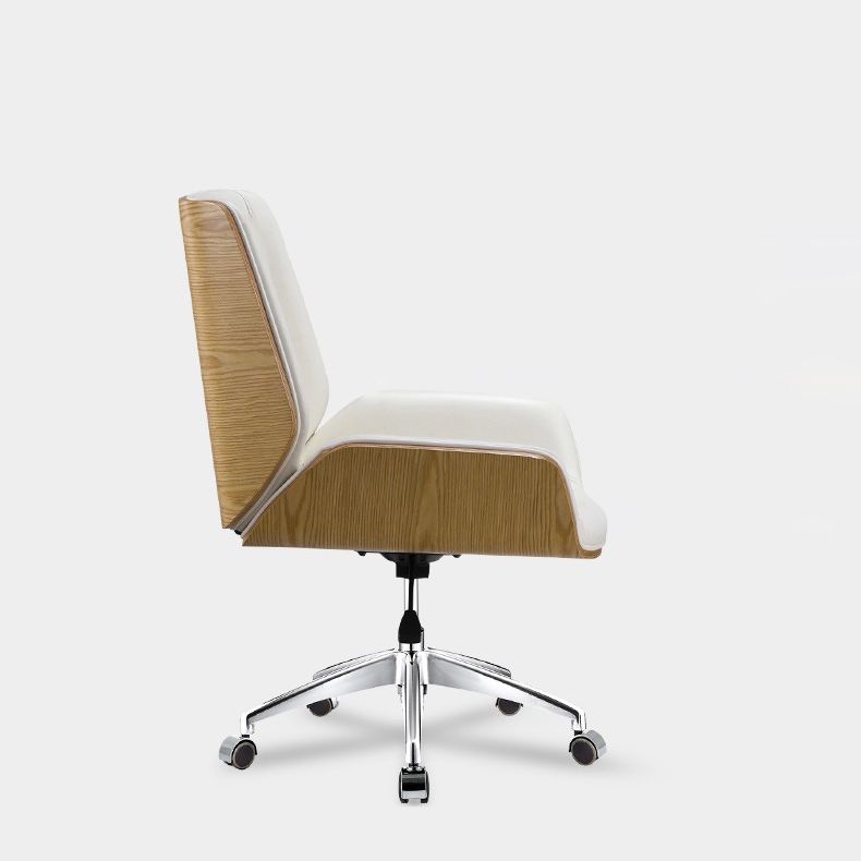 Slide Modern Desk Chair Adjustable Seat Height Office Chair with Wheels Clearhalo 'furn' 'furn_office_chair' 'Furniture' 'Office Chairs' 'Office Furniture' 'office_chair' 1200x1200_7b8ea13f-9480-416a-8197-b19a79125236