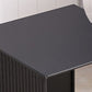 Ensemble de Table basse gigogne carrée, cadre en métal, Table de Cocktail basse avec étagère