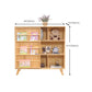 Wooden Standard Bookcase Natural Modern Closed Back Bookshelf with Doors Clearhalo 'Bookcases' 'furn' 'furn_bookcases' 'Furniture' 'Office Furniture' 1200x1200_7b92d399-abd6-4689-990f-41416d3a4b02