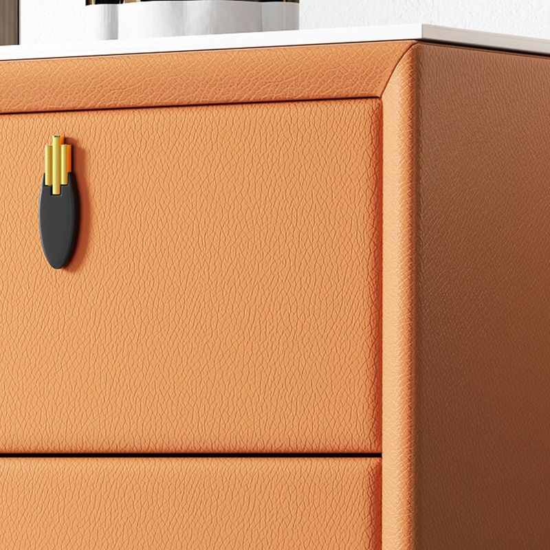 Moderner Akzent Brustquadrat -Speicherschrank mit antiker Finish