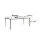 Ensemble de Table à manger moderne en pierre frittée, blanc, 1/2/5/7 pièces, pour usage domestique