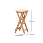 Nordic Style Armless Wood Barstools Folding Counter Stools for Living Room Clearhalo 'Bar Furniture' 'Bar Stools' 'bar_stools' 'furn' 'furn_bar_stools' 'Furniture' 'Kitchen & Dining Furniture' 1200x1200_7b95aca2-2ffe-4c5b-ba3a-4c621ea5fc7f