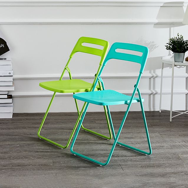 Modern Indoor-Outdoor Metal Side Chair Folding Armless Dining Side Chair Clearhalo ' kitchen&dining_furn' 'Dining Chairs' 'Dining Tables & Seating' 'dining_chair' 'furn' 'furn_dining_chair' 'Furniture' 'furniture_dining_chair' 'Kitchen & Dining Furniture' 'kitchen' 1200x1200_7b964de7-9e64-4998-824b-59500957a41e