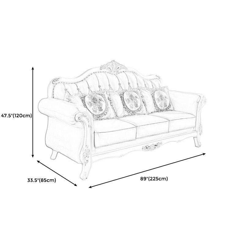 47" High Contemporary Genuine Leather Rolled Arm Sofa with Camel Back for Apartment Clearhalo 'furn' 'furn_sofas' 'Furniture' 'furniture_sofas' 'Living Room Furniture' 'Sofa' 'sofas' 1200x1200_7b9ba2cc-89de-4b2e-939c-1fcc86a70ed1