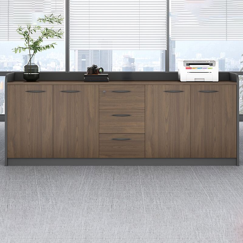 Nordic Lateral Filing Cabinet Wooden Frame Storage Filing Cabinet Clearhalo 'Filing Cabinets' 'filling_cabinets' 'furn' 'furn_filling_cabinets' 'Furniture' 'Office Furniture' 1200x1200_7b9ce0d2-ba78-4480-811d-51052b05e86f