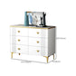 Glam Chest Bedroom Stone 15.7" Wide Chest in White with Drawers Clearhalo 'Bedroom Furniture' 'Dressers & Chests' 'dressers_chests' 'furn' 'furn_dressers_chests' 'Furniture' 1200x1200_7ba03e44-a164-4996-a1a1-0dae748d4fc1