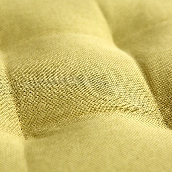 Contemporary Linen Upholstered Ottoman Rectangle/Square Shape Pouf