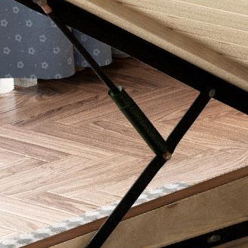 Crame de lit contemporain de 84,65 pouces de large avec tête de lit avec tête de lit