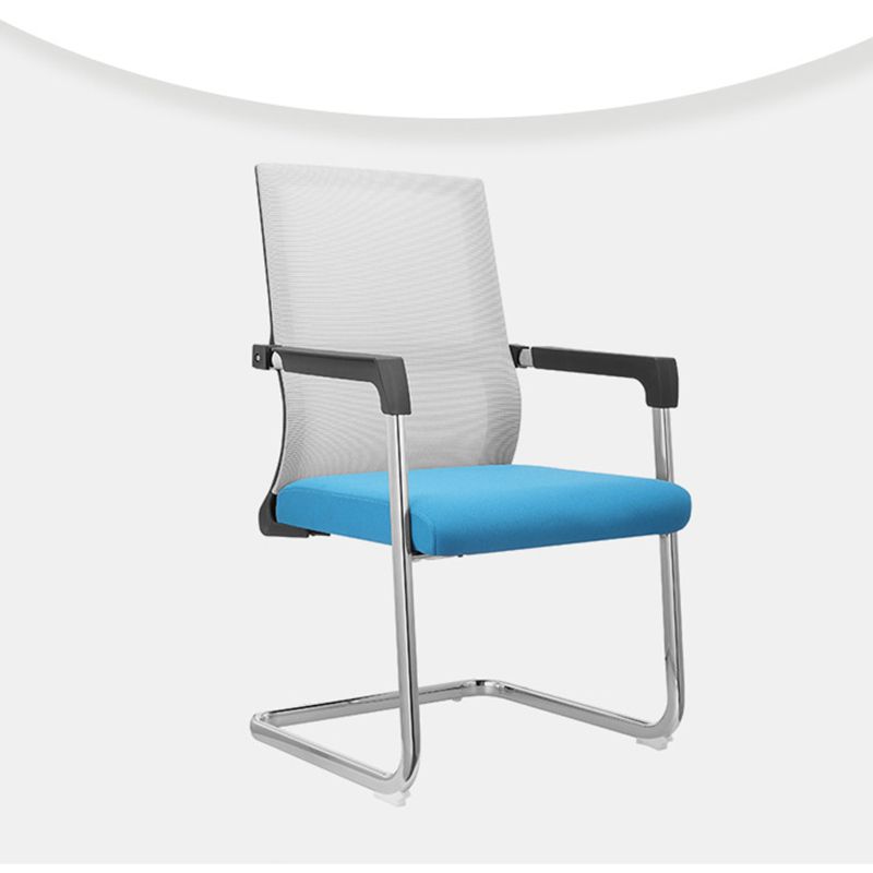 Contemporary Desk Chair No Wheels Mid Back Home Office Chair Clearhalo 'furn' 'furn_office_chair' 'Furniture' 'Office Chairs' 'Office Furniture' 'office_chair' 1200x1200_7baaf62a-1dda-44c7-9dcb-0360a6e4a611