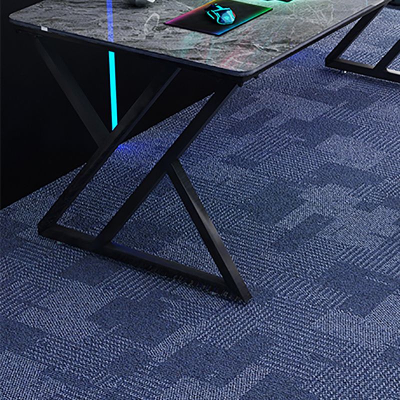 Industrial Stone Writing Desk Sled Rectangular Gaming Desk for Home