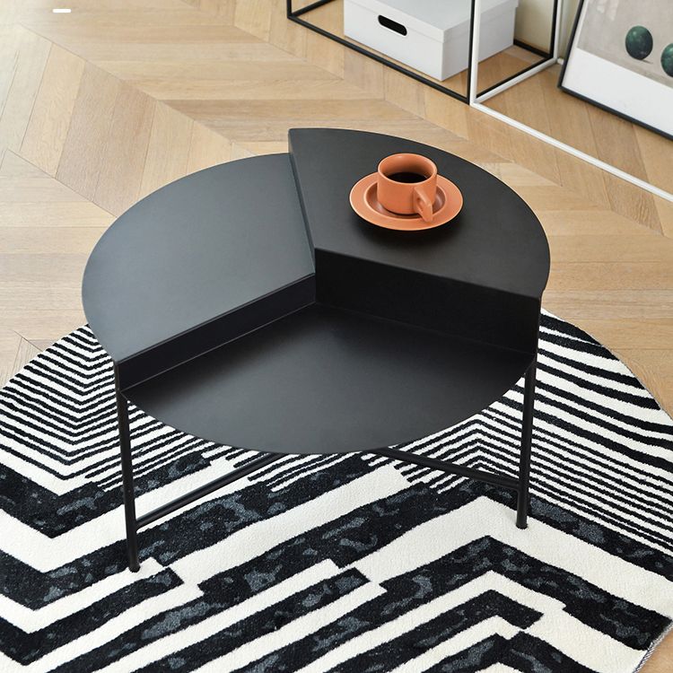 Round Iron Coffee Table 17.71" High 3 Legs Coffee Cocktail Table Clearhalo 'Coffee & Accent Tables' 'Coffee Tables' 'coffee_tables' 'furn' 'furn_coffee_tables' 'Furniture' 'Living Room Furniture' 1200x1200_7bae4baa-0009-4e08-a67d-50cb4a3e1ee1