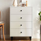 Modern 35.8" Tall Simple Accent Chest 4 Drawers Wood Storage Cabinet