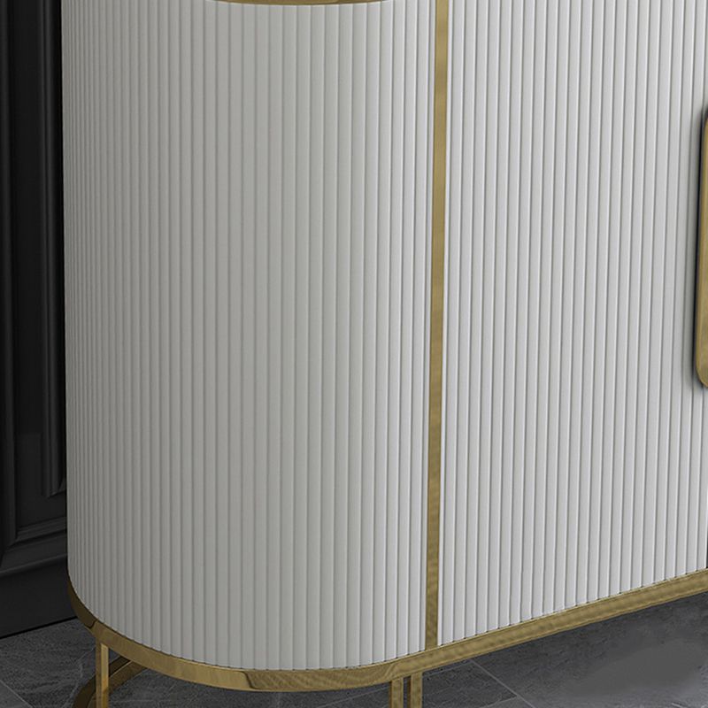 Glam Stone Stone Bodeboard buffet 33.4 "H Sala da pranzo a 4 porte Server